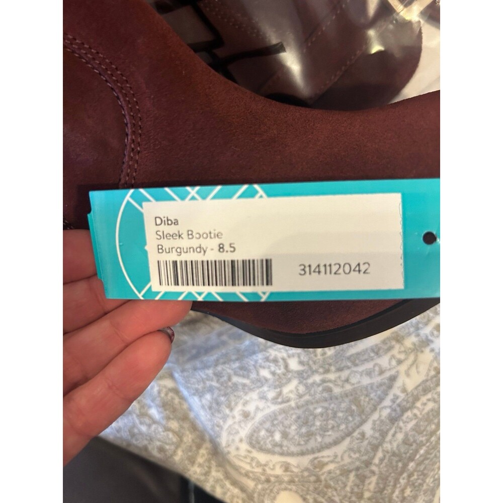 NWT Diba for stitch fix size 8.5 Burgundy ankle bootie - Picture 5 of 5
